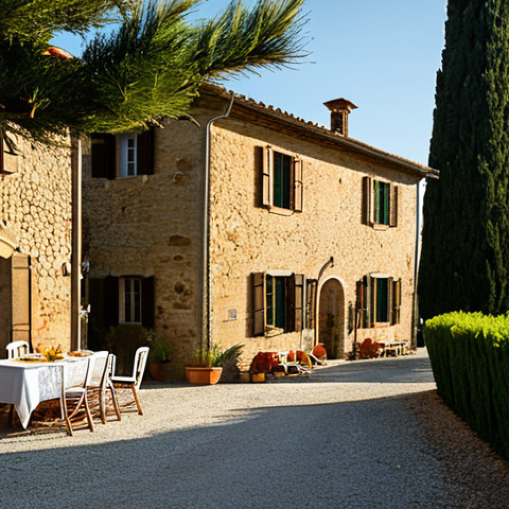 호텔관리사 자격증 취득 후기 - Tuscan B&B Exterior**

"A charming, renovated farmhouse B&B in the Tuscan countryside, bathed in gol...