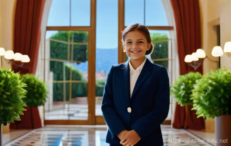 호텔 직무별 업무 내용 상세 분석 - **Prompt:** A warm and sophisticated Guest Experience Manager (GEM), a woman in her late 30s with an...