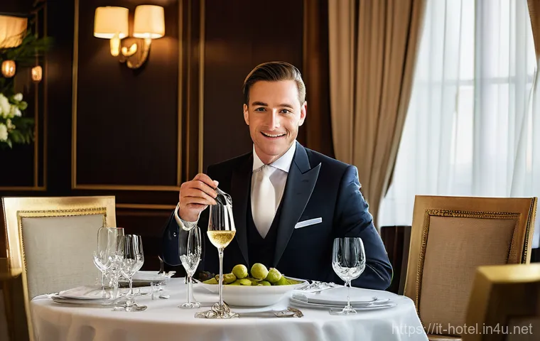 호텔 실기 시험에서 흔히 하는 실수 - **Prompt:** A warm and attentive female hotel receptionist, in her late 20s to early 30s, stands beh...