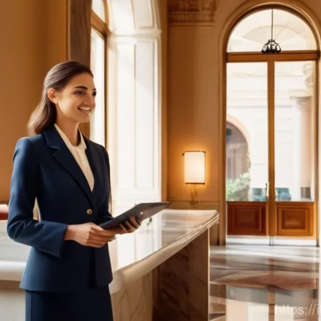 호텔업계 이직 준비 체크리스트 - **Prompt: The Future of Italian Luxury Hospitality: Seamless Digital Check-in**
    
    A sophistic...