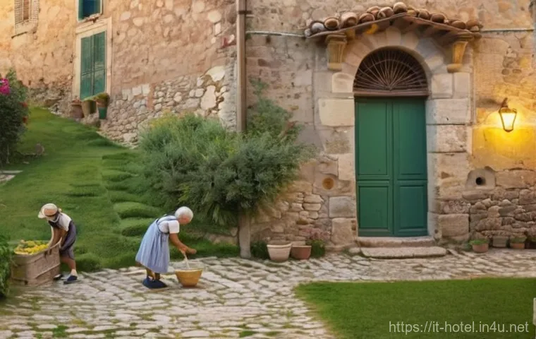 호텔 실기 시험 전날 준비 방법 - **A Serene Italian Hidden Village at Golden Hour:**
    A picturesque, ancient Italian village, remi...