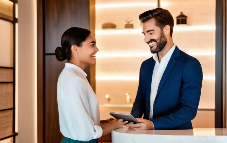 호텔관리사 시험 최신 동향 - **Prompt:** A vibrant scene depicting a sustainable and community-focused Italian hotel. In the fore...