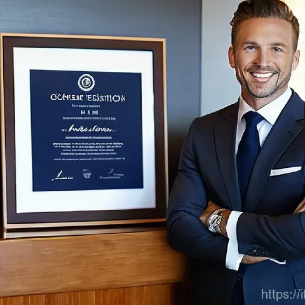 호텔관리사 자격증과 관련된 최신 뉴스 - **Prompt 1: The Certified Hotel Director in a Modern Setting**
    "A distinguished, confident hotel...