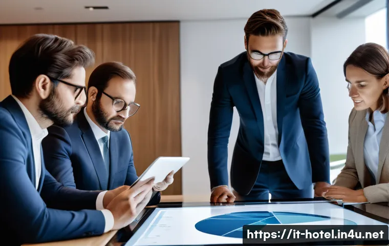 호텔 실무에서의 프로젝트 관리 방법 - **Prompt 1: Future-Forward Hotel Planning in Italy**
    A diverse team of professionals, including ...